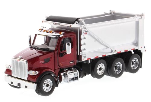 Peterbilt 567 Tandem Dump Truck with Pusher Axle