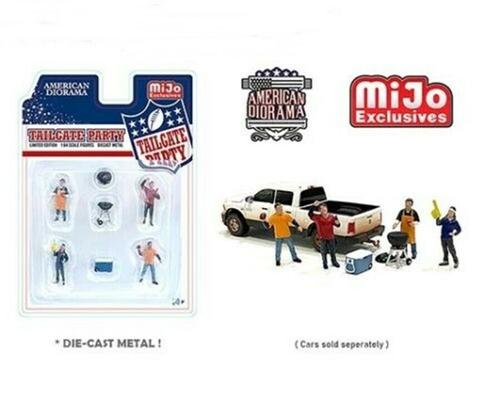 1/64 Tailgate Party Figure Set