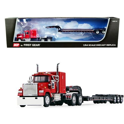 Mack Super-Liner with 60 Sleeper Cab with Talbert Tri-Axle Lowboy Trailer
