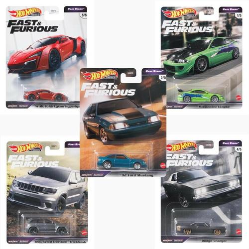 2021 Hot Wheels Fast and Furious "Fast Stars" Set of 5