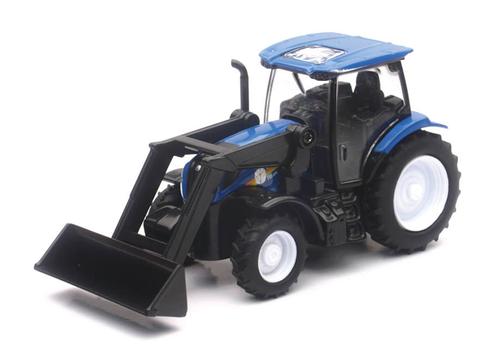 New Holland T6 Farm Tractor with Front Loader (Plastique)