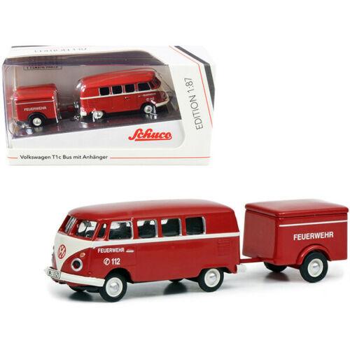 Volkswagen T1c Bus with Trailer "Feuerwehr (Fire Department)"