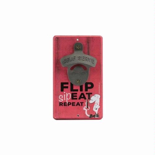Bottle Opener "Flip Sip Eat"