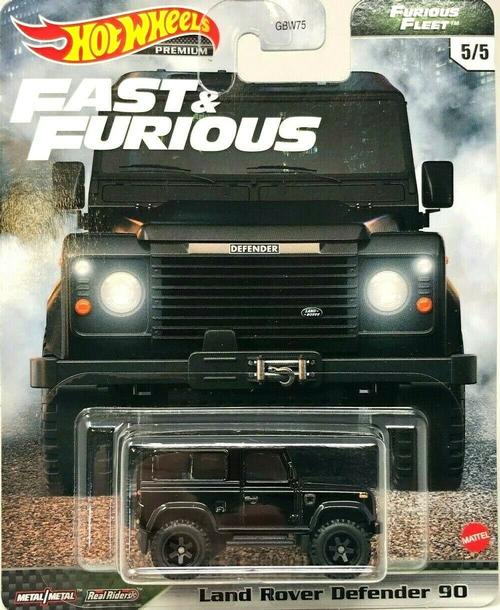 Hot Wheels 2021 Premium Fast & Furious Fleet F9 5/5 LAND ROVER DEFENDER 90 GRK58