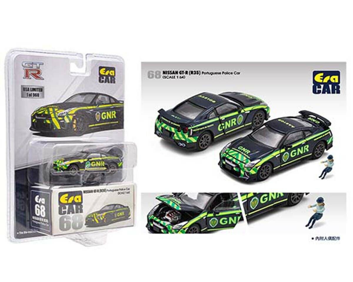 Nissan GT-R (R35) Portuguese Police Model Car With Figure