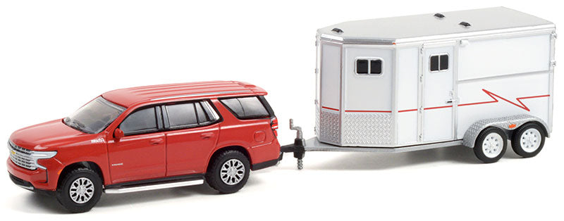 2021 Chevrolet Tahoe in Cherry Red Tintcoat with Horse Trailer - Hitch & Tow Series 23