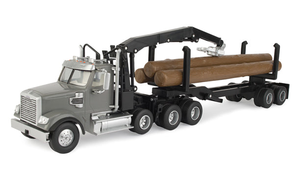 Freightliner Logging Truck with Three Logs