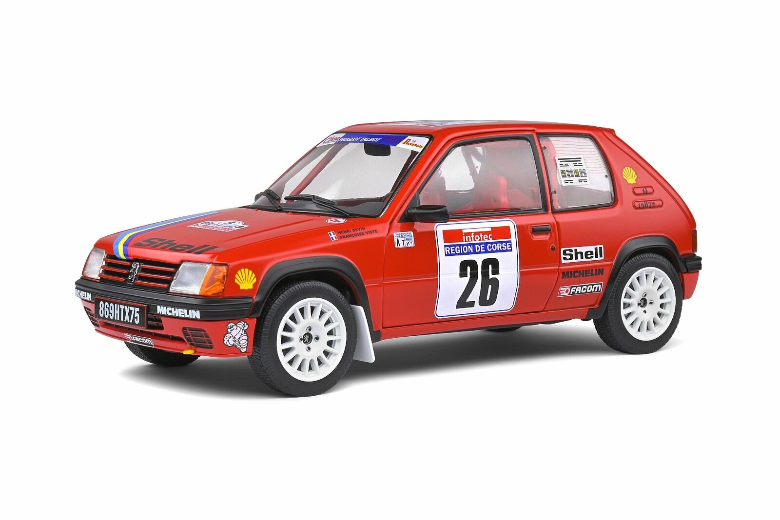 Peugeot 205 rally tour de corse 1990