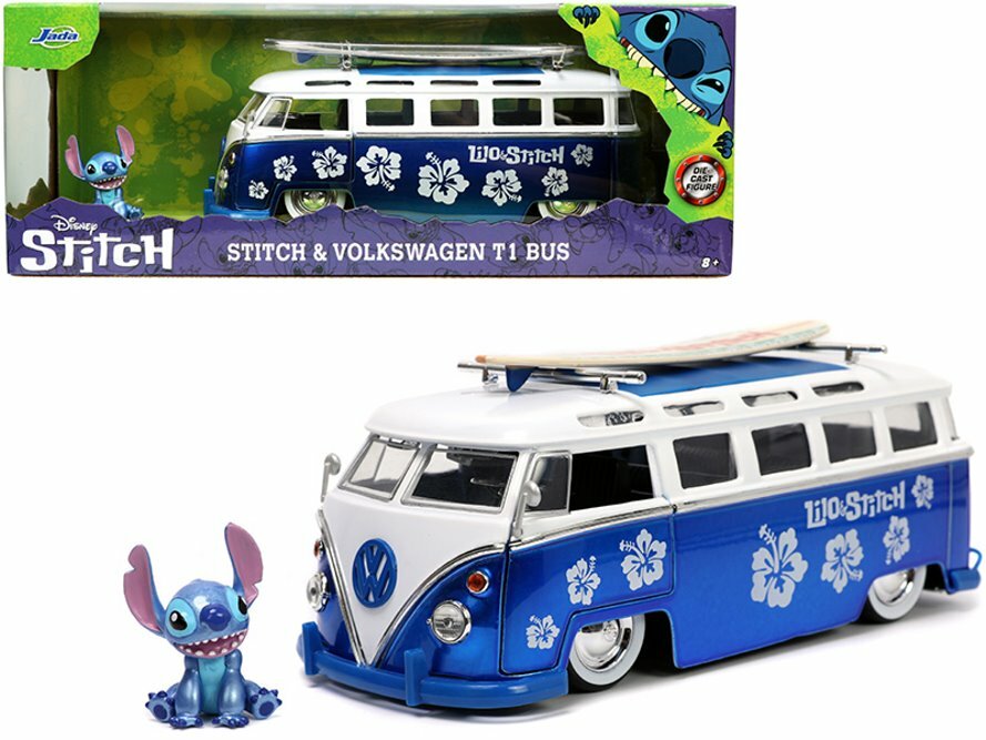 Volkswagen T1 Bus 1962 "Lilo & Stitch" With Stitch figure