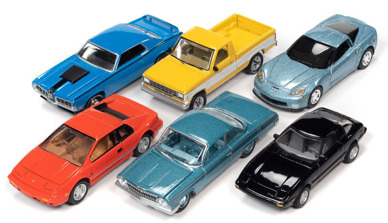Johnny Lightning Classic Gold 2021 Release 4A SET Nice Car Collection