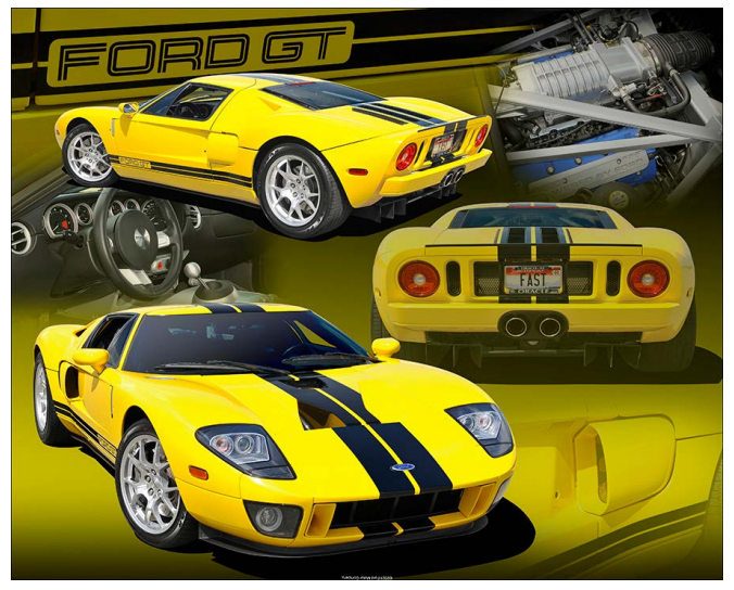 Ford GT 15"x12"