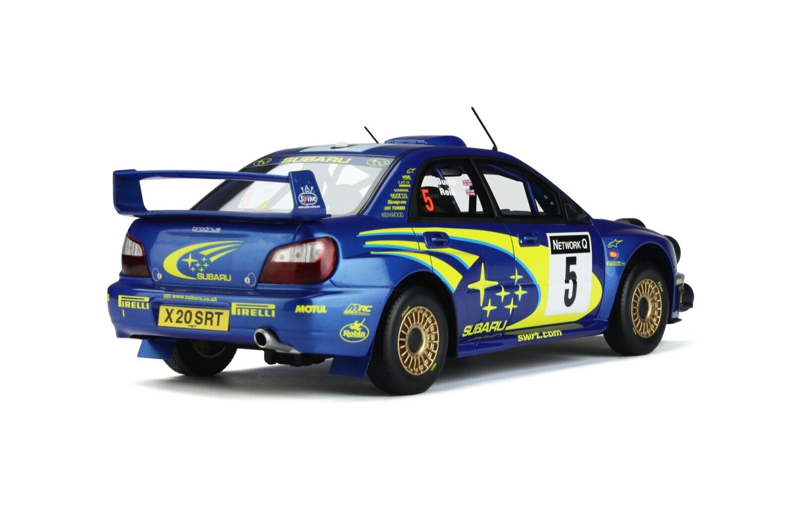 Subaru Impreza WRC 2001 Network Q Rally Richard Burn