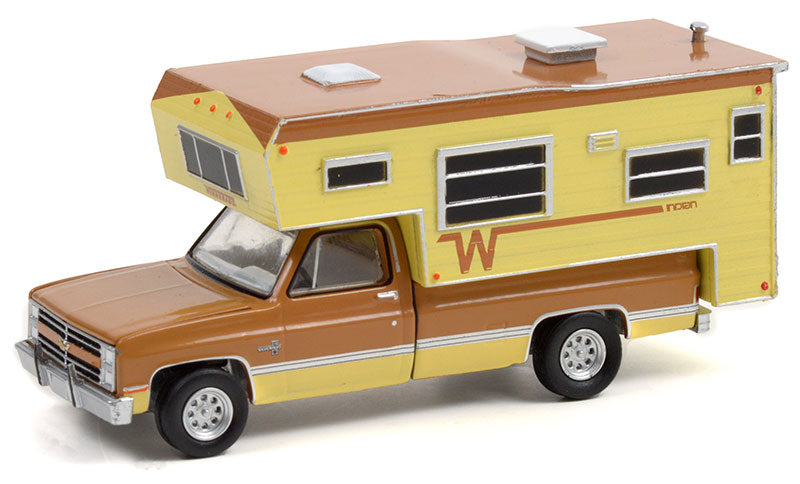 1986 Chevrolet C20 Silverado Camper Special Pickup with Winnebago Slide-In Camper
