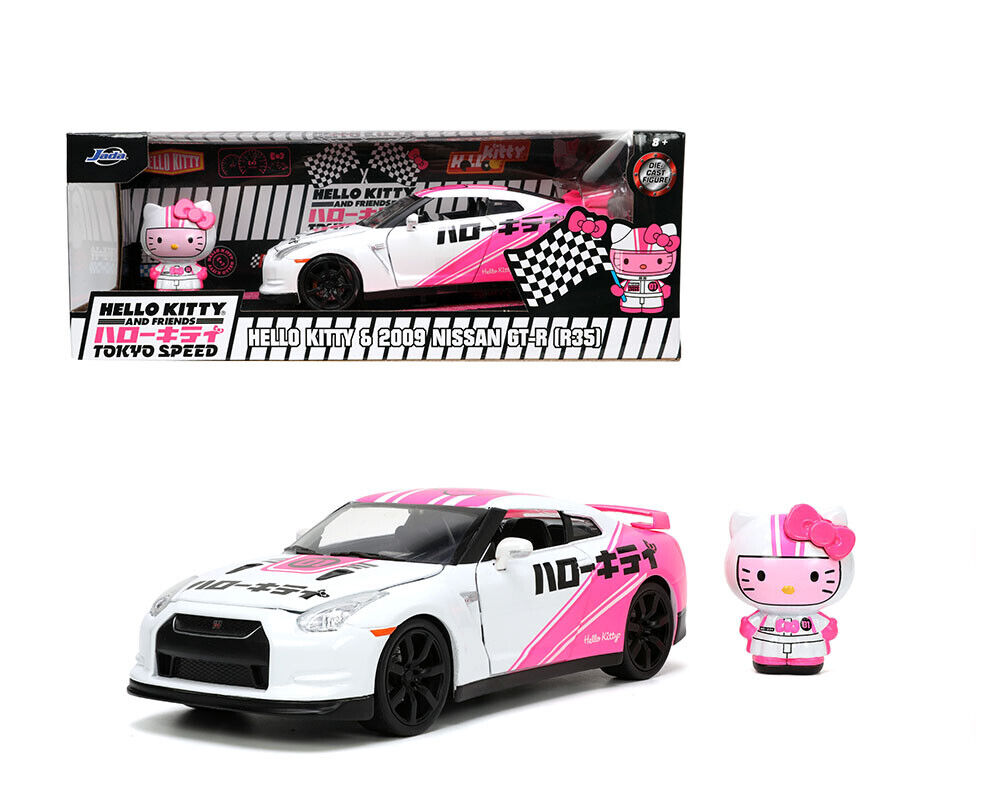 2009 Nissan GT-R With Hello Kitty Figure