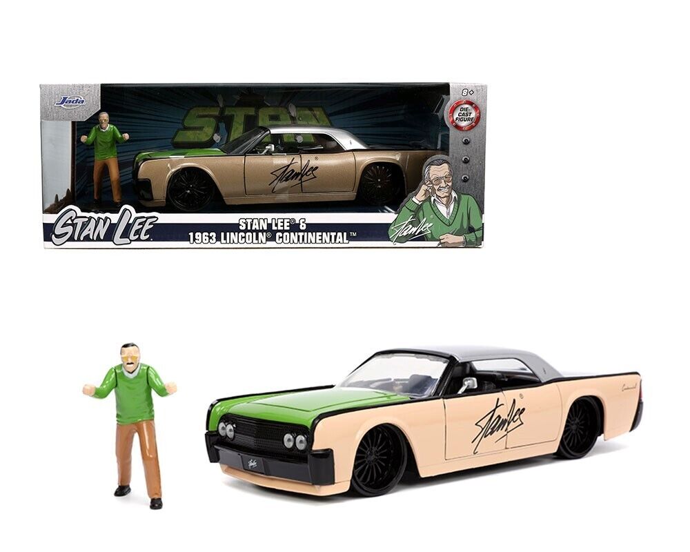 1963 Lincoln Continental & Stan Lee Figure