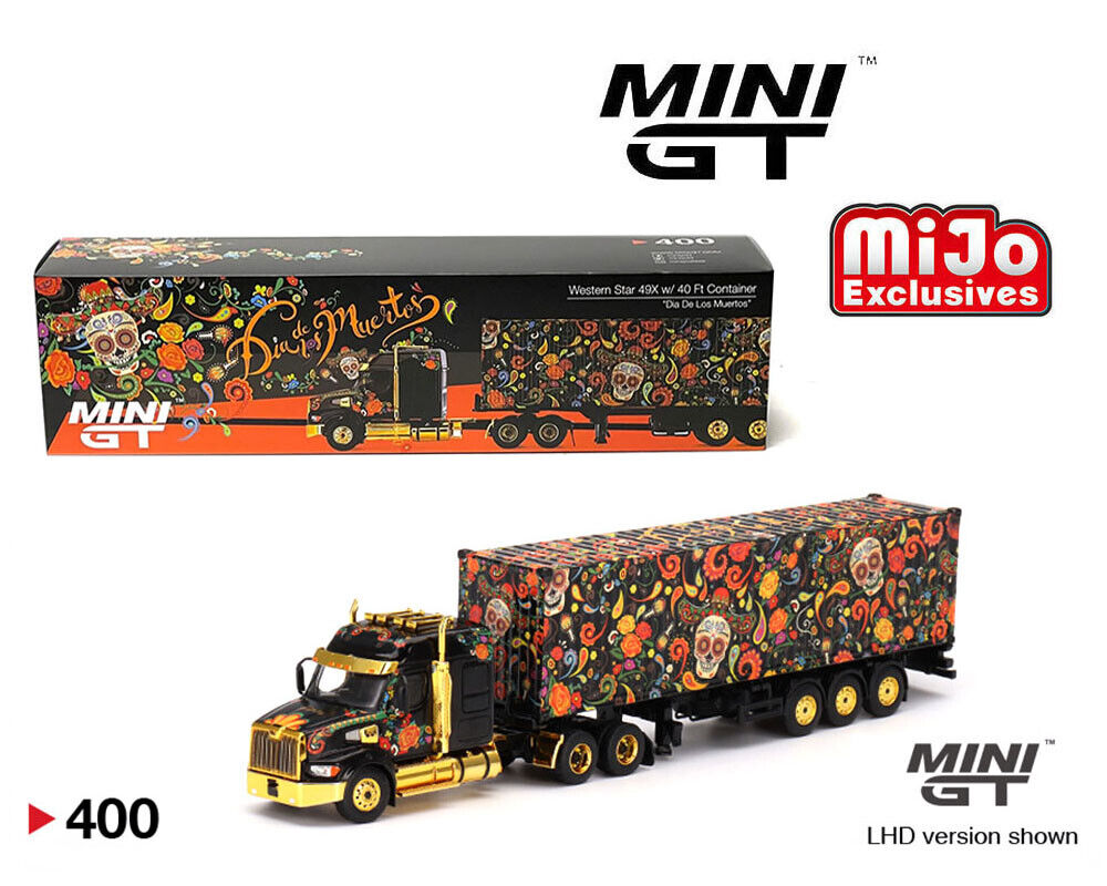 Western Star 49X w/40 Ft Container “Dias De Los Muertos”