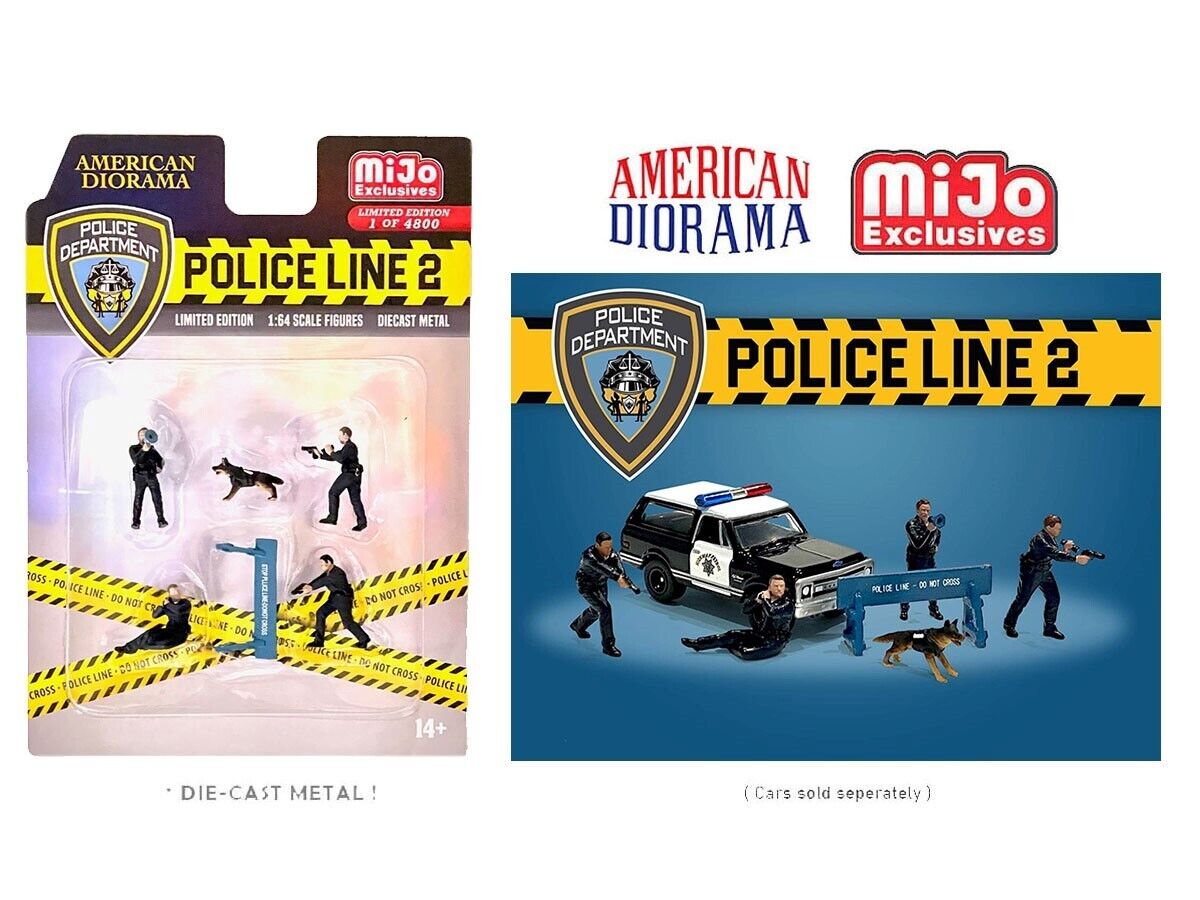 1/64 Police Line II Figure Set