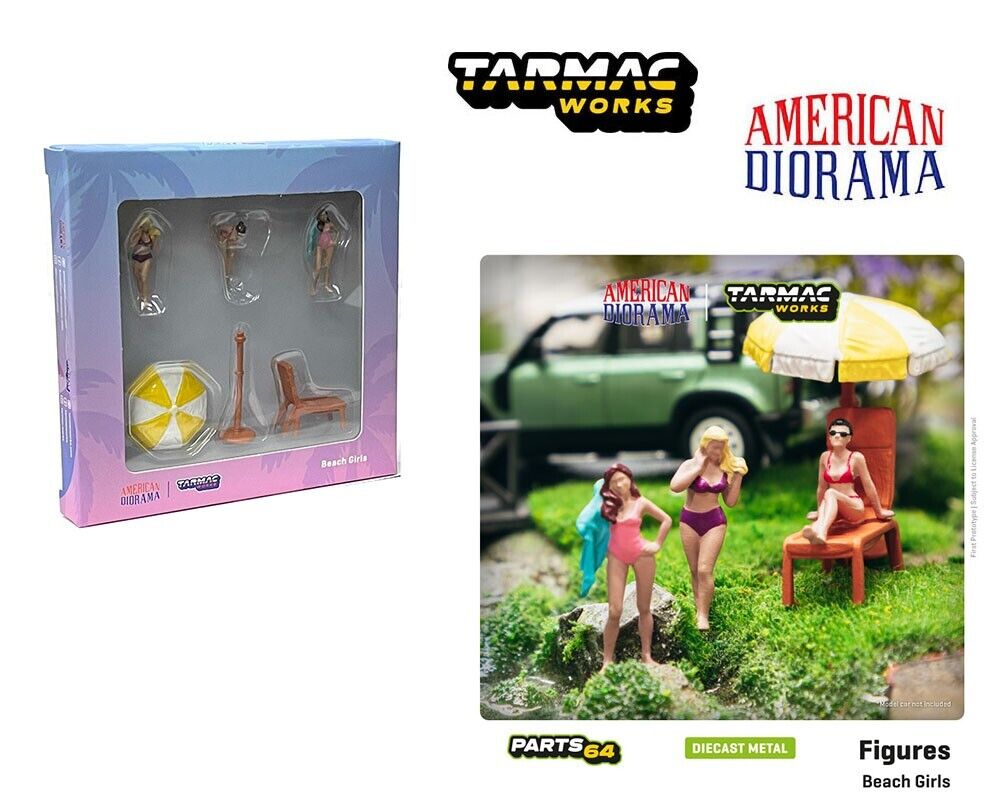 1/64 Tarmac Works Beach Girls Set