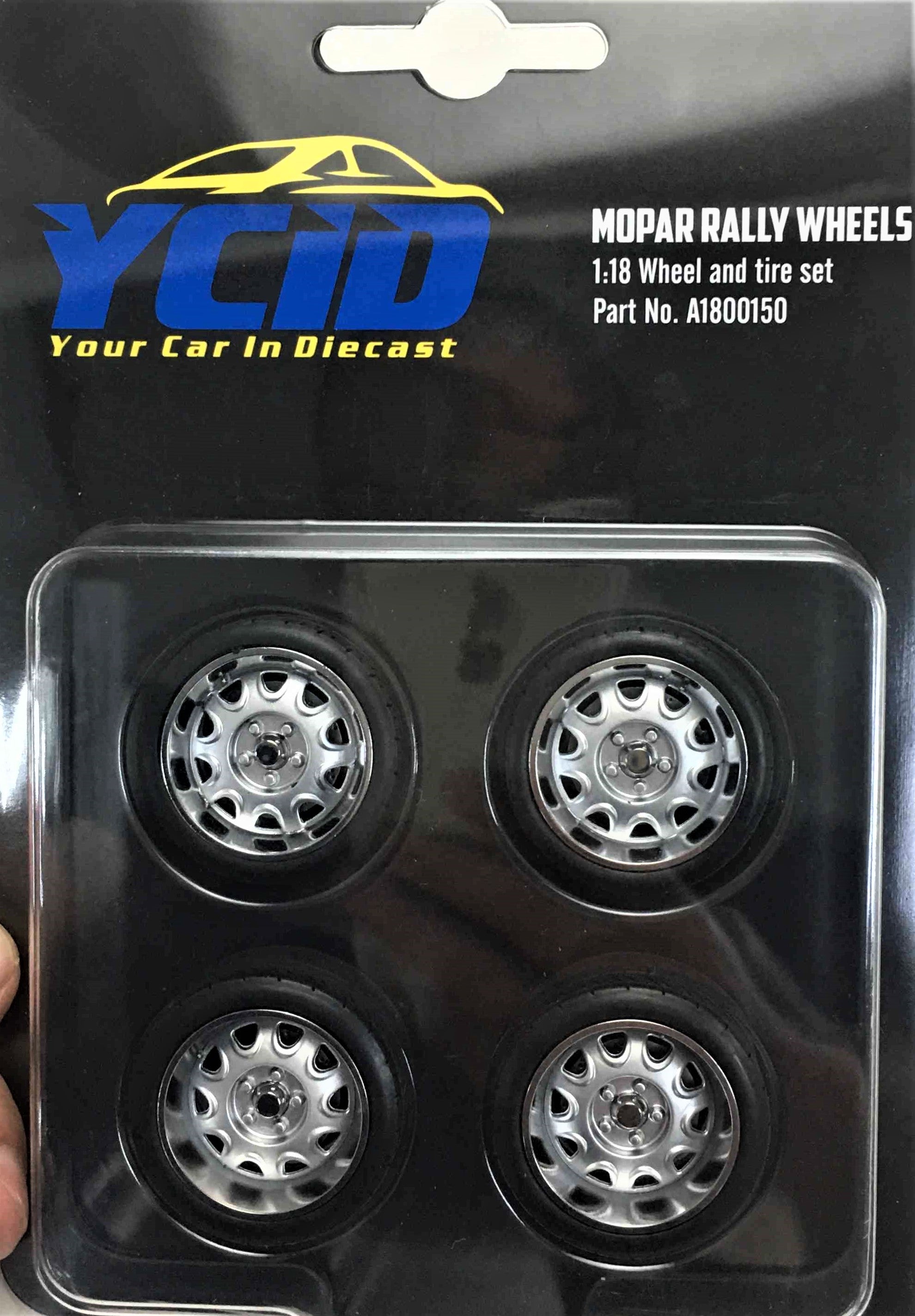 Wheels and Tire set "Mopar Rally Wheels"