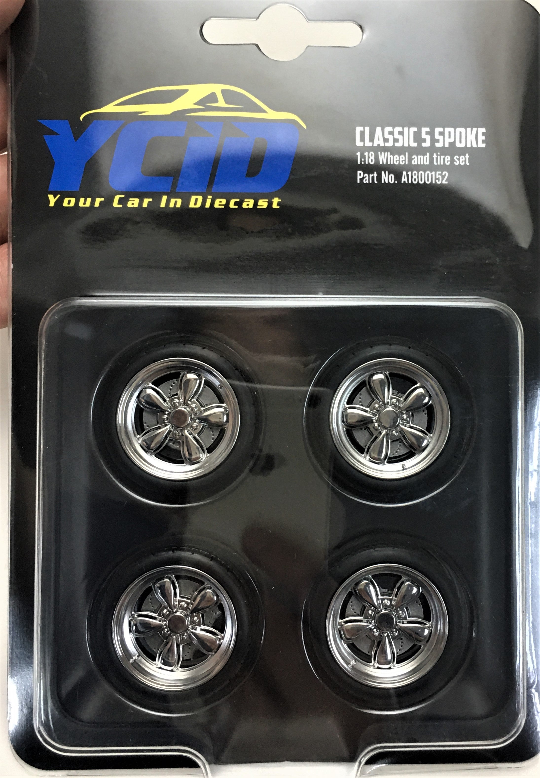 Wheels and Tire set "Classic 5 Spoke"