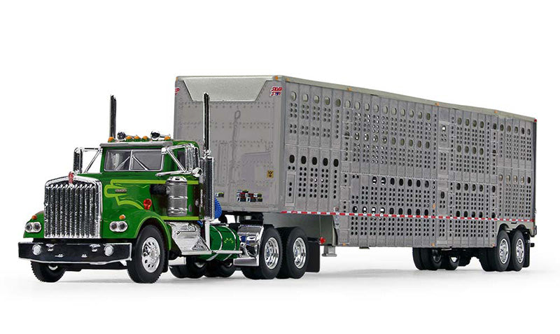 Kenworth W900A Day Cab and Wilson Silverstar Livestock Trailer