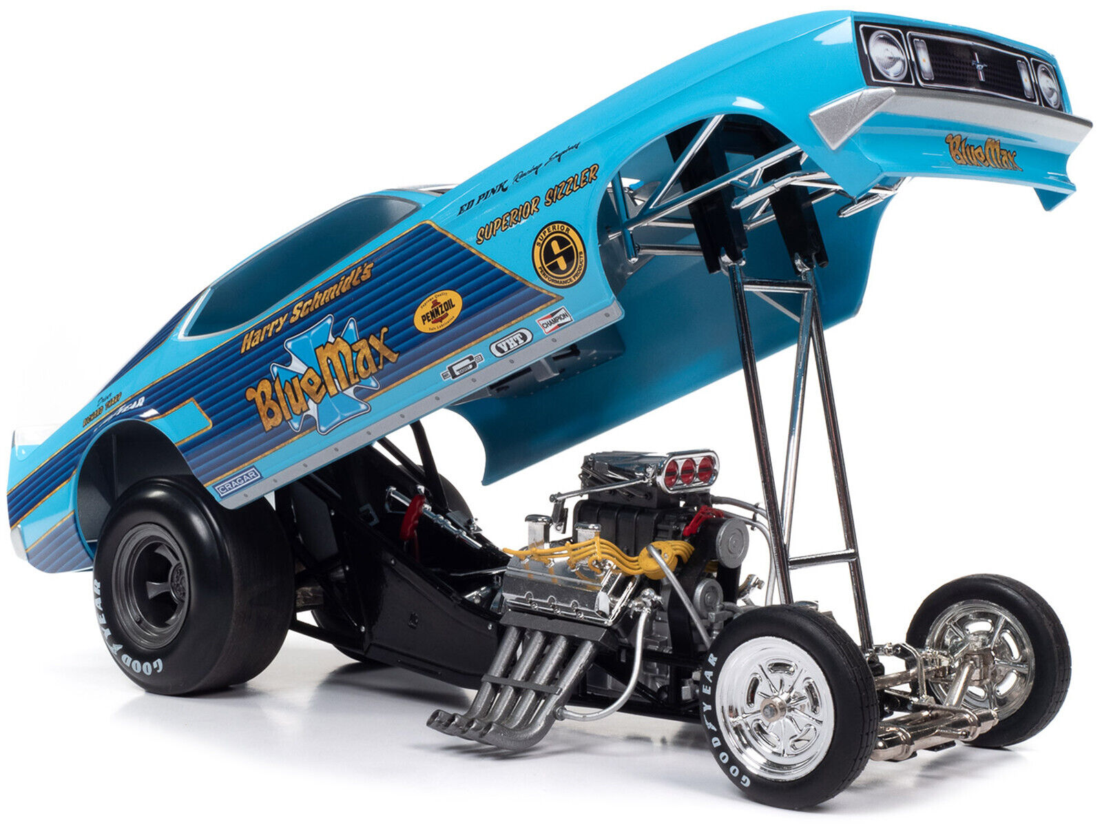1973 FORD MUSTANG FUNNY CAR "BLUE MAX"
