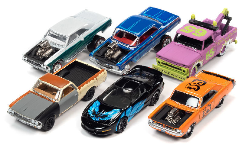 Johnny Lightning 1:64 Street Freaks 2022 Release 4B Set - JLSF022-4B