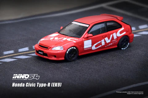 Honda Civic Type-R (EK9) Red With "CIVIC" Livery