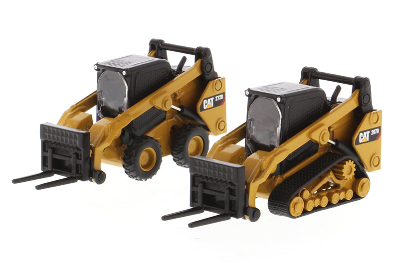 Caterpillar 272D2 Skid Steer Loader and Caterpillar 297D2 Compact Track Loader with Accessories