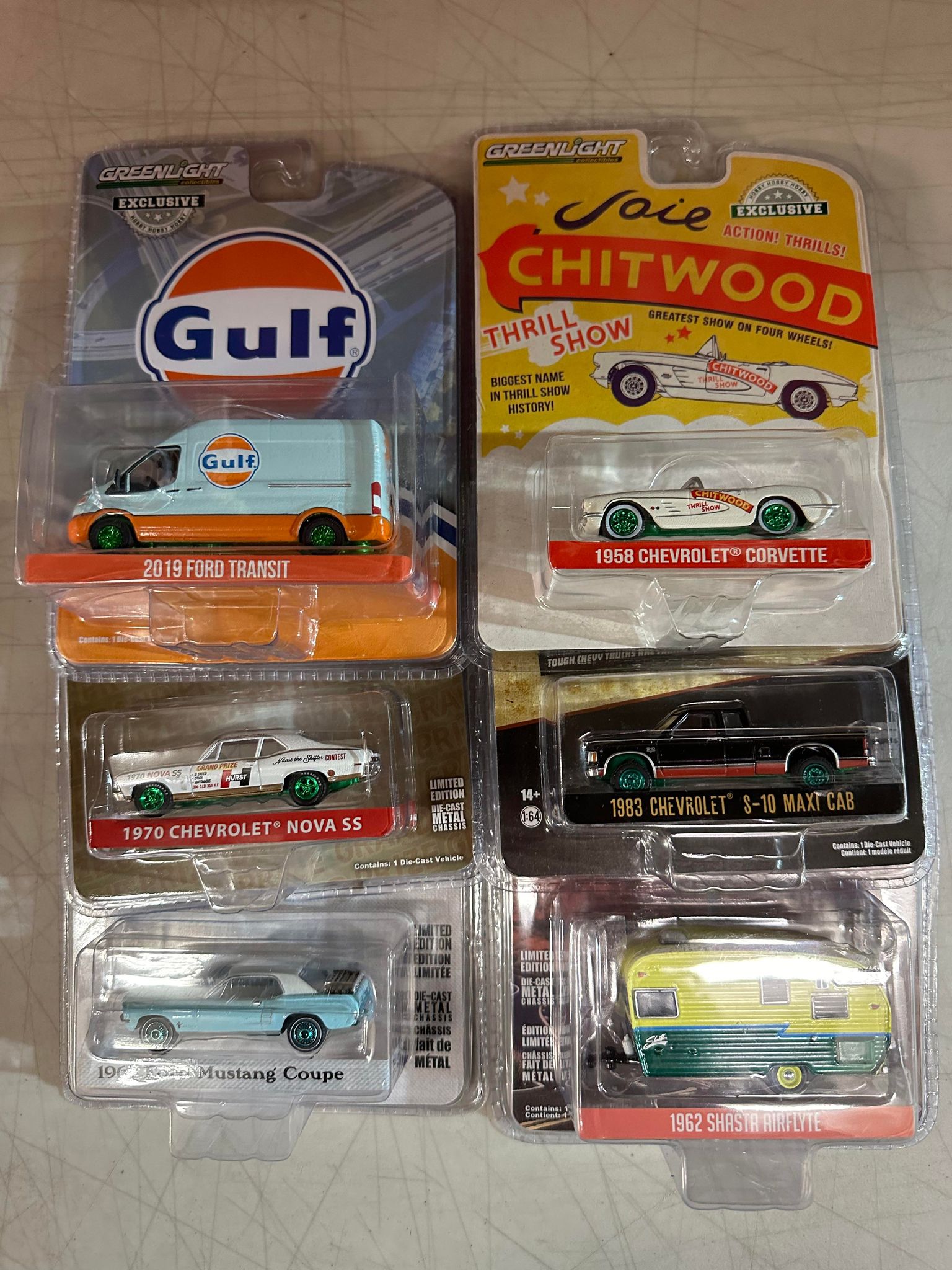 Lot (24) GREEN MACHINE 1/64 Chase car