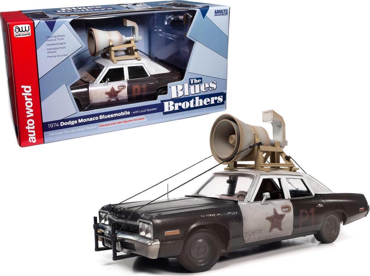 Dodge Monaco 1974 "Bluesmobile" (with Figures)