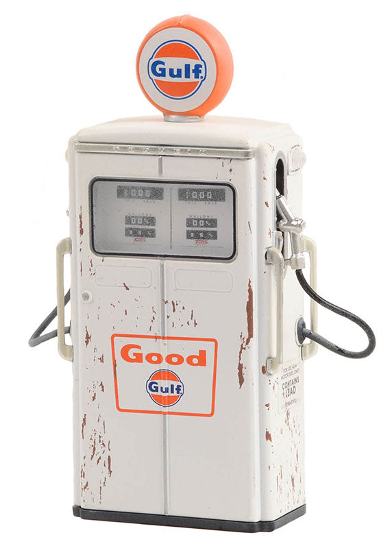 Gulf Oil - 1954 Tokheim 350 Twin Gas Pump Good Gulf (Weathered)