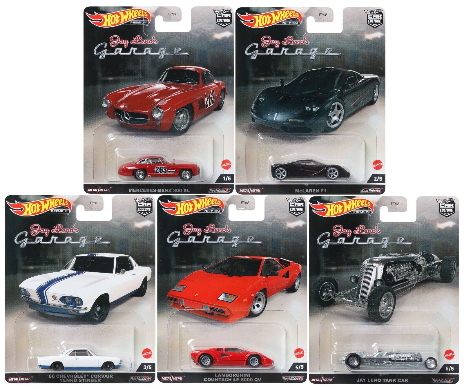 Hot Wheels Premium Car Culture 2022 "Jay Leno&