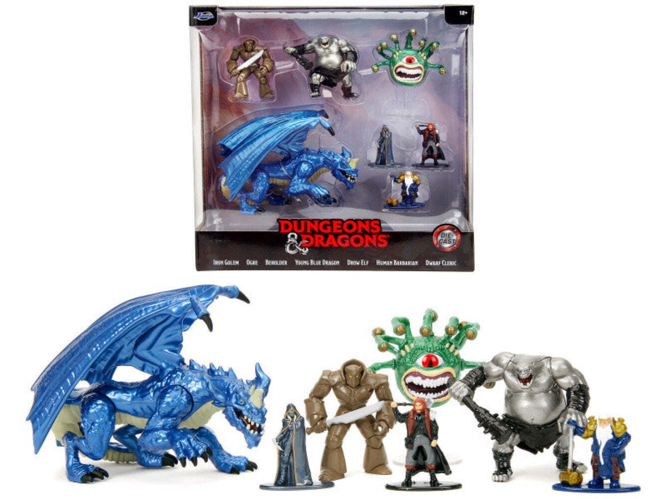 "Dungeons and Dragons" Set of 7 Diecast Figures (NANO)