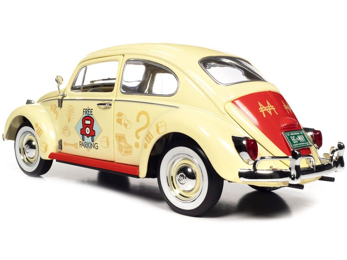 Volkswagen Beetle 1963 Free Parking & Mr Monopoly Figure