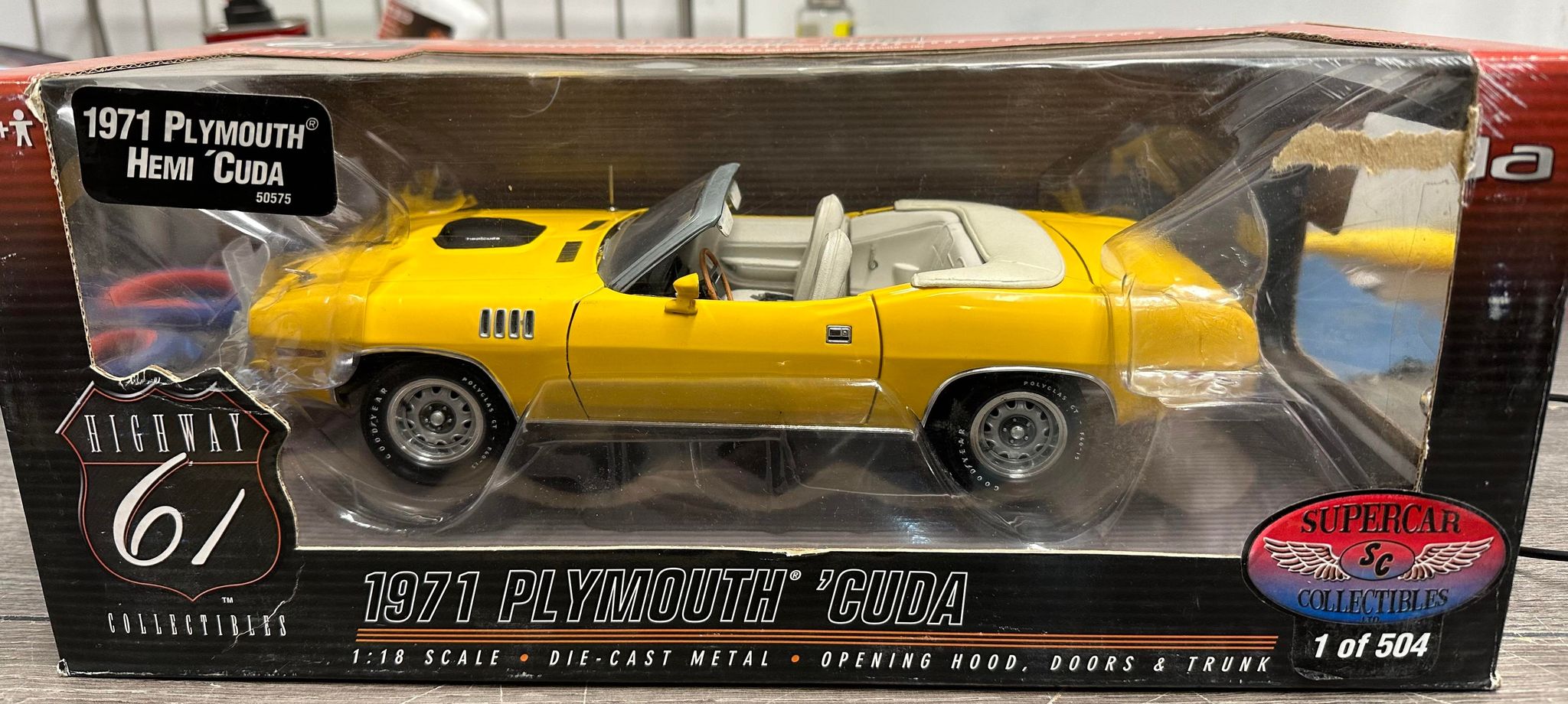 Plymouth Cuda 1971 Convertible "Nash bridge" *Voir note*