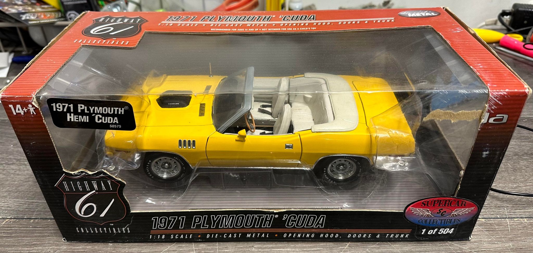 Plymouth Cuda 1971 Convertible "Nash bridge" *Voir note*