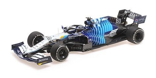 WILLIAMS MERCEDES FW43B RUSSEL SAUDI ARABIAN GP 2021