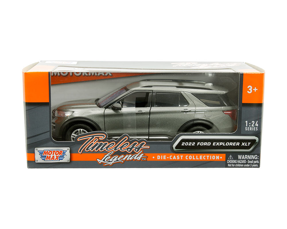 ミニカー Motor Max 2022 Ford Explorer Motormax 2022 Ford Explorer XLT Dark Blue Metallic Diecast