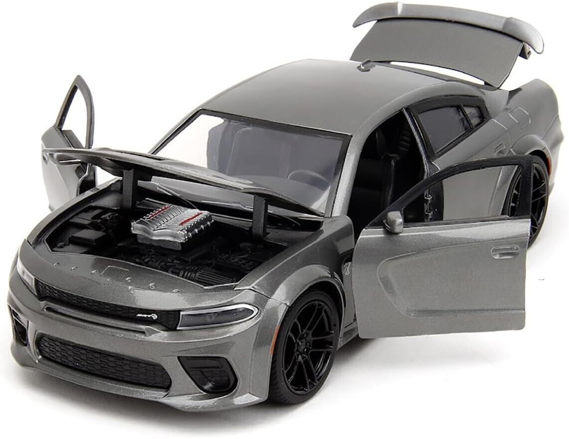 2021 Dodge Charger SRT Hellcat Gray Metallic "Fast X" (2023) Movie "Fast & Furious"
