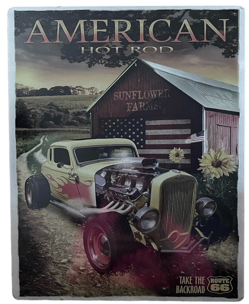 AMERICAN HOT ROAD TAKE THE BACKROAD 66