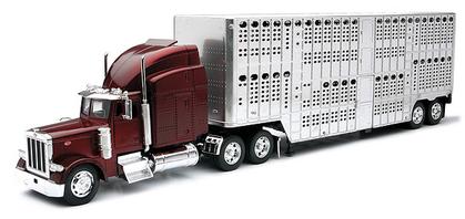 Peterbilt 379 " PotBelly Livestock " (BLANC)