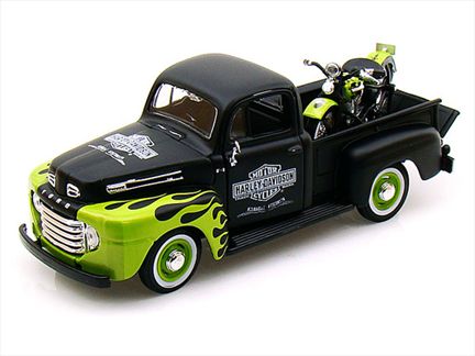 Ford F-1 Pickup 1948 & Harley- Davidson FL Panhead 1948