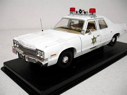 Dodge Monaco Police Car 1974 "The Dukes Of Hazzard" Rosco**box with wear
