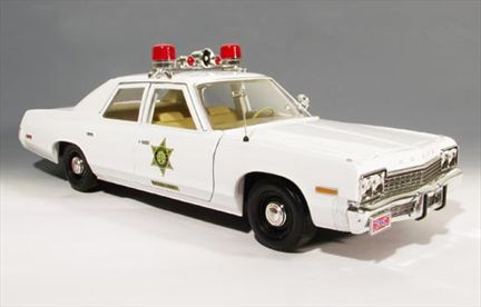 Dodge Monaco Police Car 1974 "The Dukes Of Hazzard" Rosco**box with wear