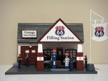 Gas Station Diorama Route 66