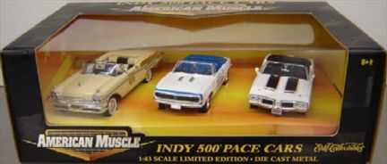 Set Of 3 Indy 500 Pace Car 1:43
