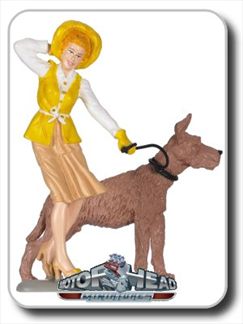 Miniature Dummy Emily with dog