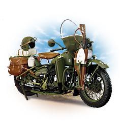 1942 Harley-Davidson WLA Military Motorcycle