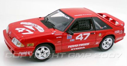 New GMP 1/18 1993 Ford Mustang Cobra R 47 Steeda World 1000